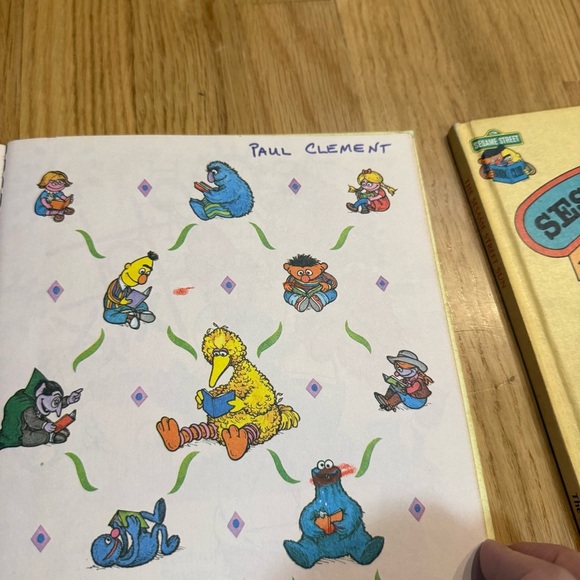 Vintage Sesame Street Book Club Hardcover books- 1980-1983- lot of 5 - Picture 8 of 10